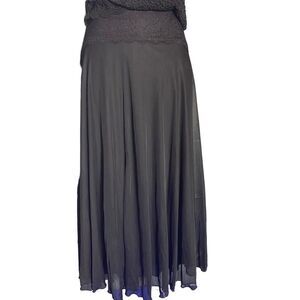 Black Lace Waist Skirt Size M